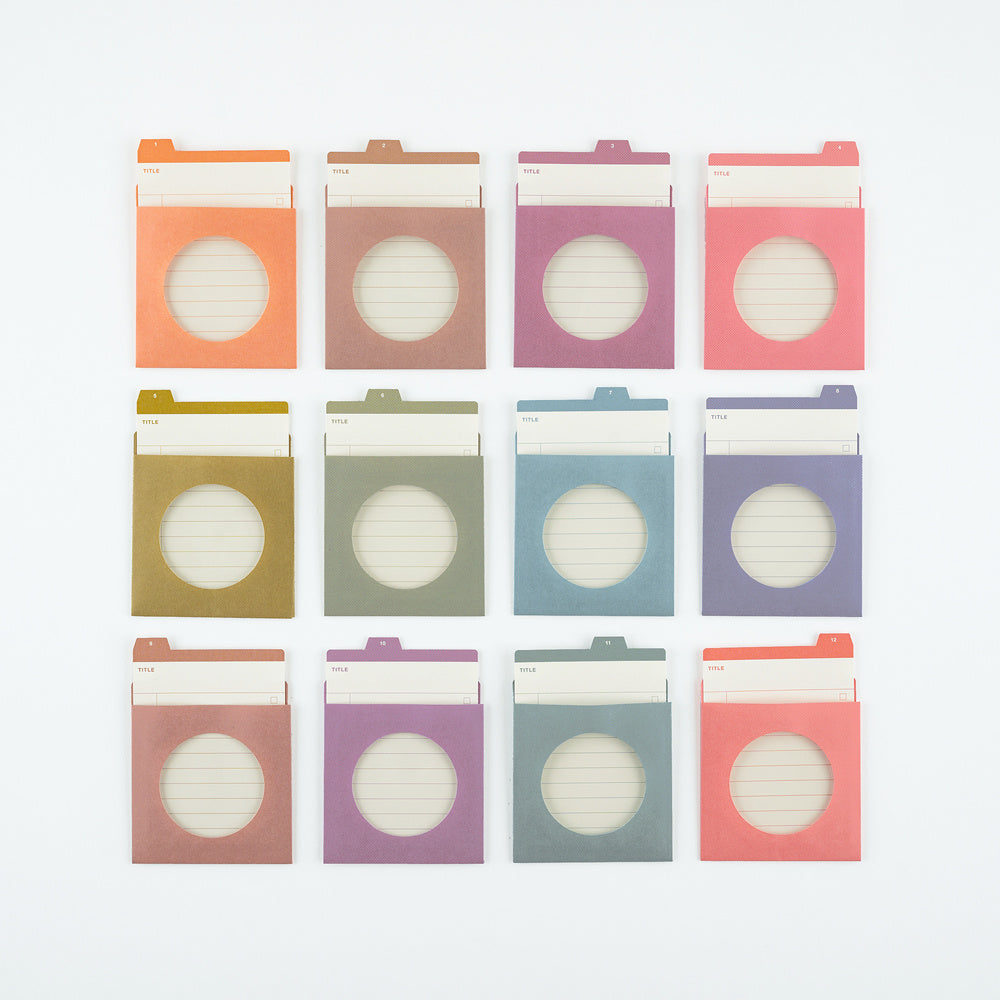Hobonichi 2027 - TSUKI no IRO: 12 Month Index Pockets