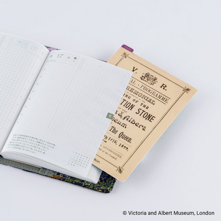 Hobonichi 2027 - V&A Series: Hobonichi Pencil Board for A6 Size (V&A’s Foundation Stone Programme)