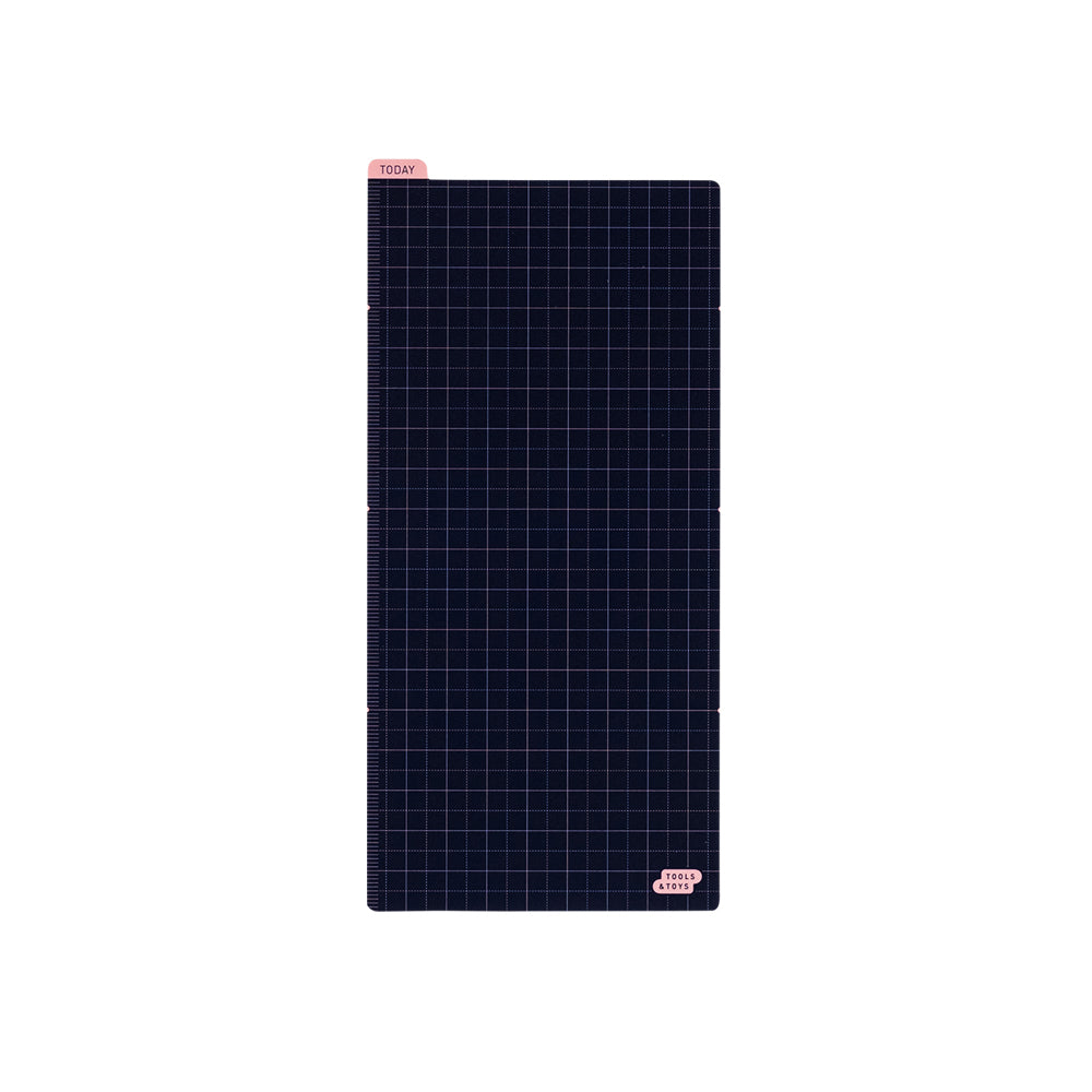 Hobonichi Techo 2024 - Pencil Board - Navy Blue x Pink (A5/A6/Weeks)
