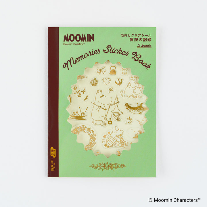 Hobonichi 2027 - Moomin: Foil-Stamped Clear Stickers (Adventure Log)