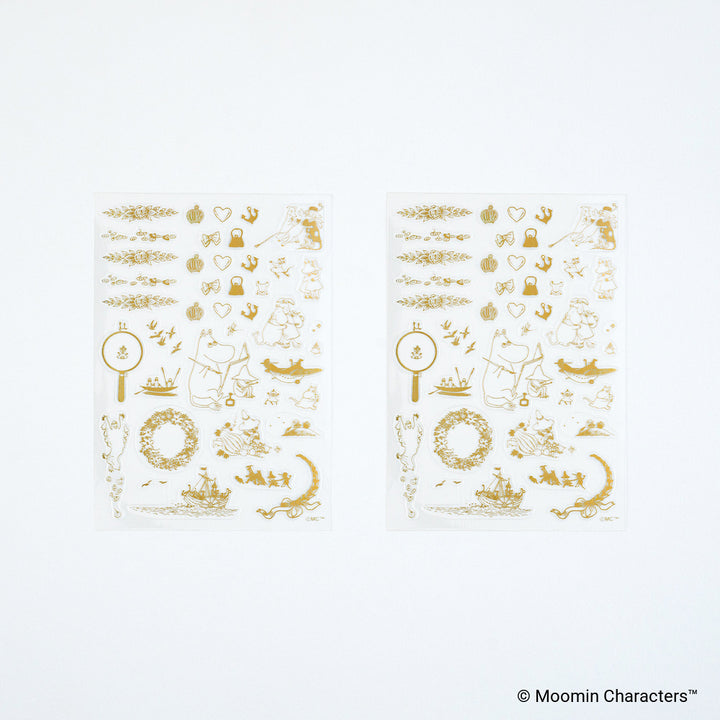 Hobonichi 2027 - Moomin: Foil-Stamped Clear Stickers (Adventure Log)