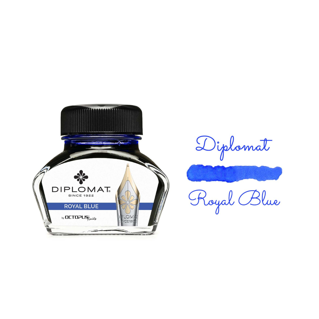 Diplomat - Ink Pot 30ml - Royal Blue – Buchan's Kerrisdale Stationery