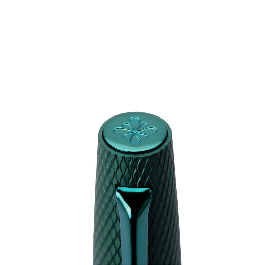 Diplomat - Viper Guilloche Roller Ball - Green