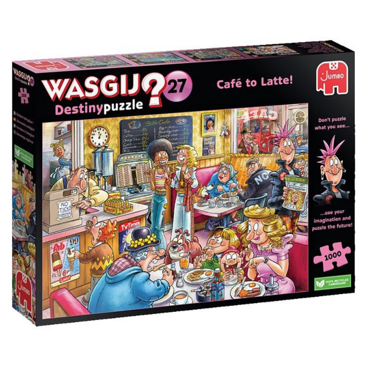 Wasgij - Destiny 27 - Cafe to Latte - 1000 pieces - Puzzles