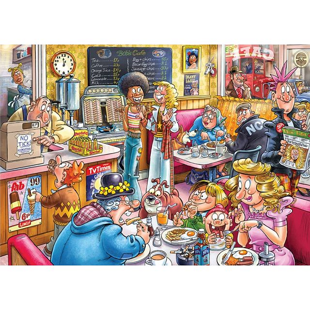 Wasgij - Destiny 27 - Cafe to Latte - 1000 pieces - Puzzles