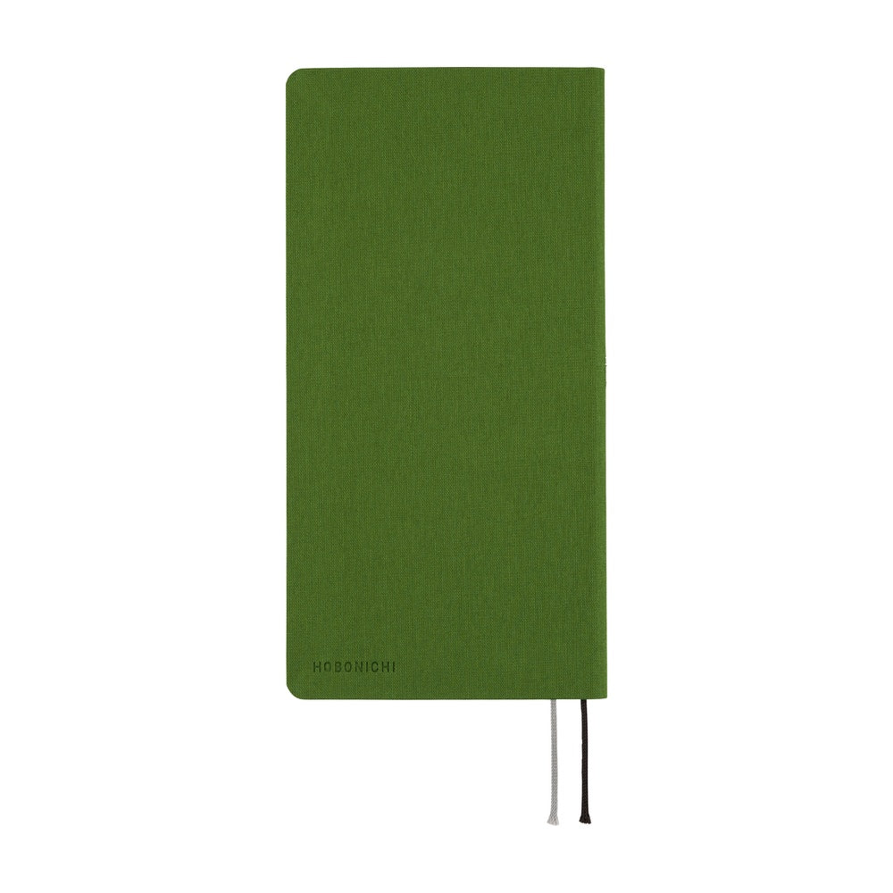 Hobonichi Techo 2026 - Weeks/Wallet Planner Book - Colors: Antique Green  [English/Tall & Slim/Jan Start]