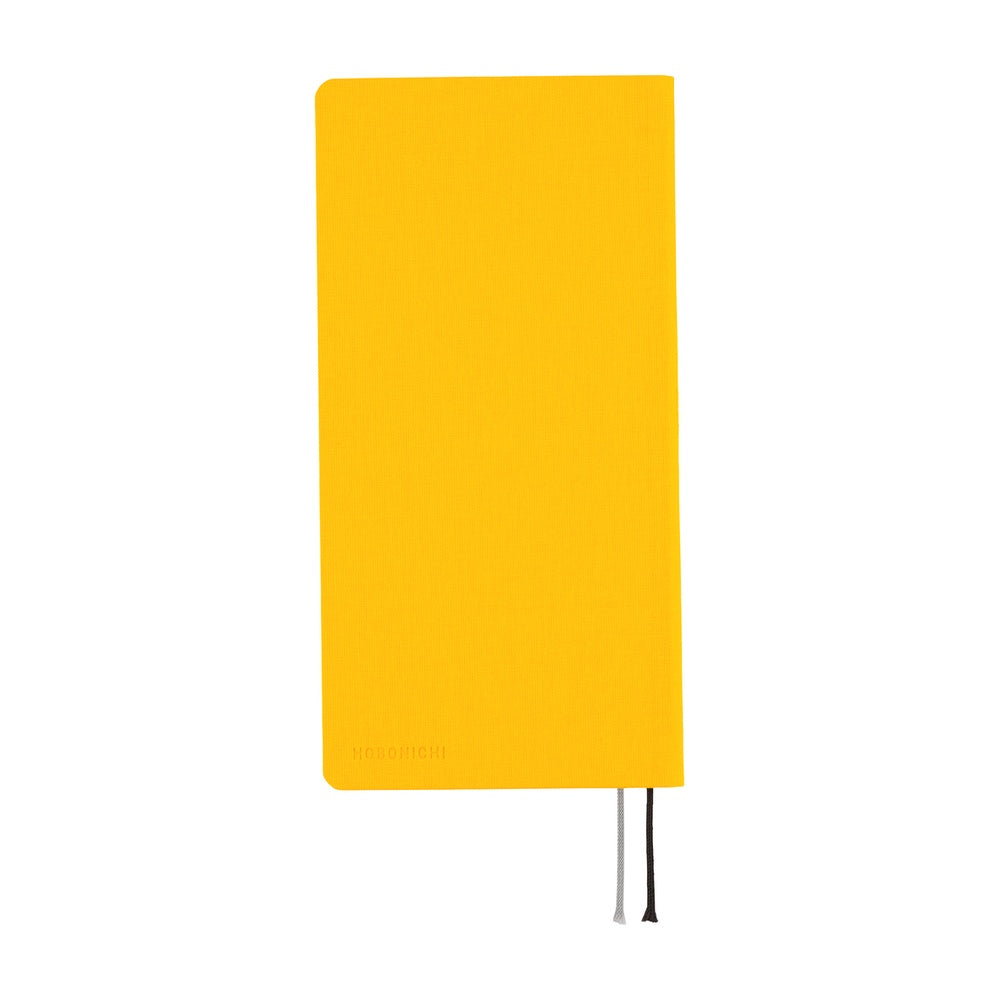 Hobonichi Techo 2026 - Weeks/Wallet Planner Book - Colors: Full Moon Yellow [English/Tall & Slim/Jan Start]