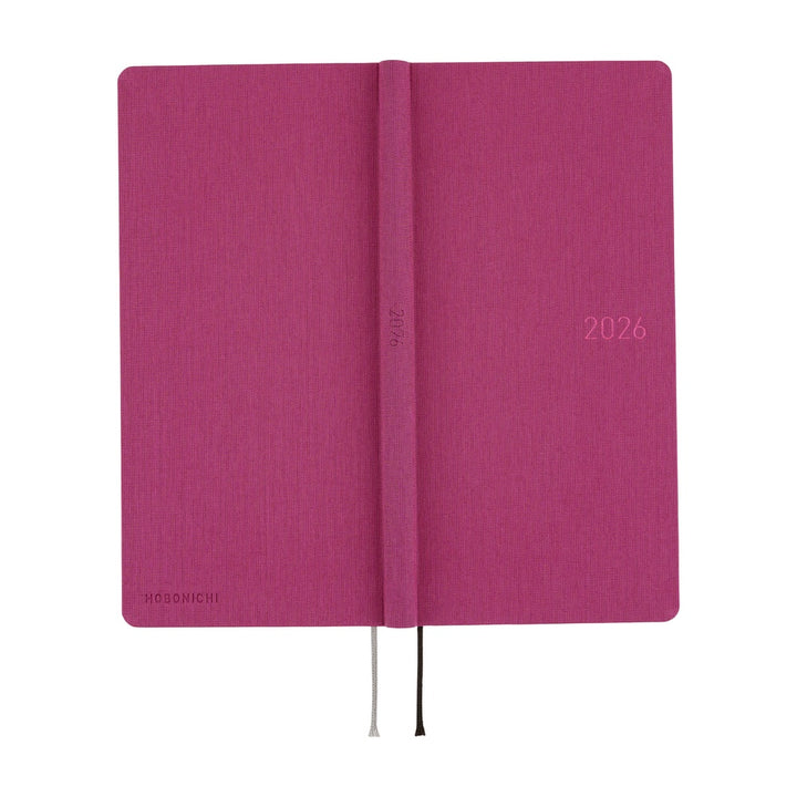 Hobonichi Techo 2026 - Weeks/Wallet Planner Book - Colors: Peony Purple [English/Tall & Slim/Jan Start]