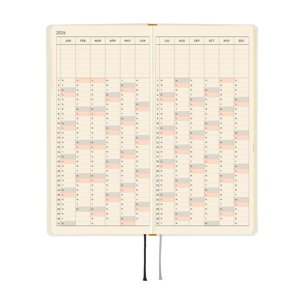 Hobonichi Techo 2026 - Weeks/Wallet Planner Book - Yuichi Inoue: Amenimo Makezu [English/Tall & Slim/Jan Start]