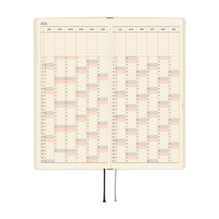 Hobonichi Techo 2026 - Weeks/Wallet Planner Book - Yuichi Inoue: Amenimo Makezu [English/Tall & Slim/Jan Start]