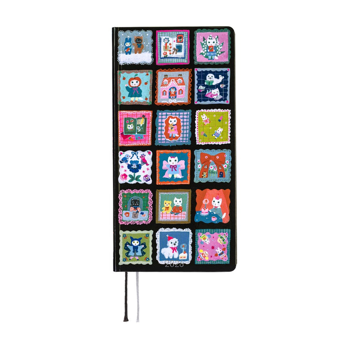 Hobonichi Techo 2026 - Weeks/Wallet Planner Book - Yumi Kitagishi: White Cat’s Daily Life [English/Tall & Slim/Jan Start]