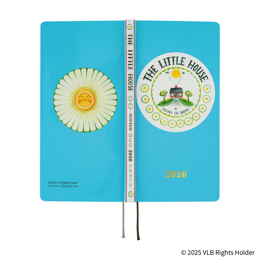 Hobonichi Techo 2026 - Weeks/Wallet Planner Book - Virginia Lee Burton: The Little House [English/Tall & Slim/Jan Start]