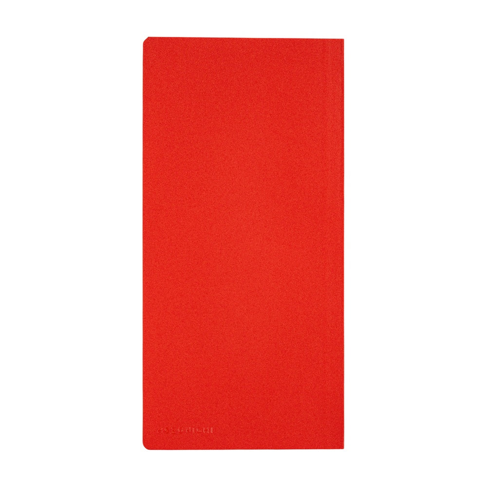 Hobonichi Techo 2026 - Weeks/Wallet MEGA Planner Book - Sneaker: Tomato Red [English/Tall & Slim/Jan Start]