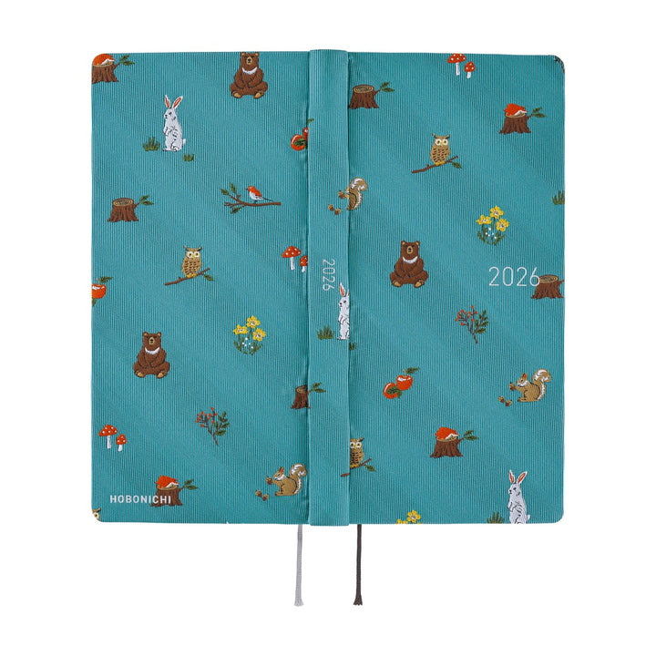 Hobonichi Techo 2026 - Weeks MEGA Planner Book - Bow & Tie: In the Forest [English/Jan Start]