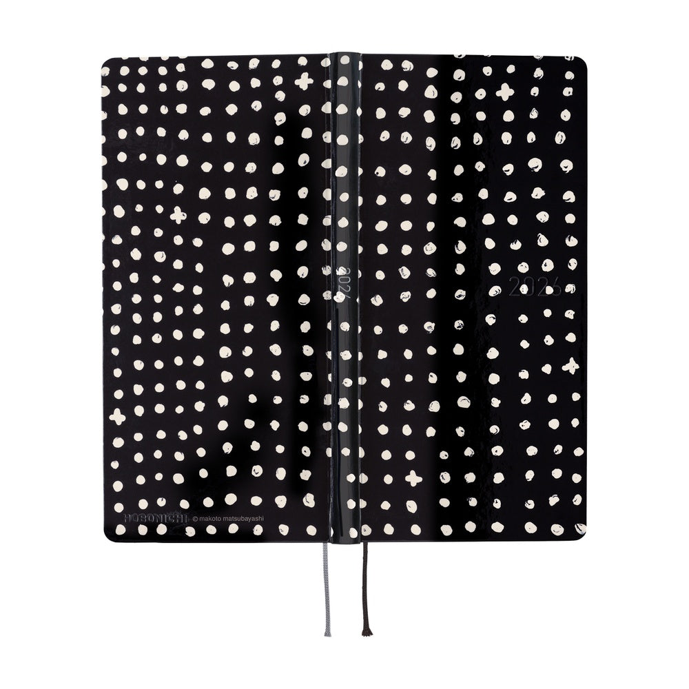 Hobonichi Techo 2026 - Weeks/Wallet Planner Book - Makoto Matsubayashi: Dot [English/Tall & Slim/Jan Start]