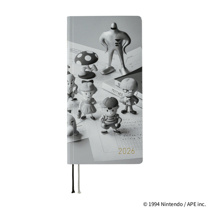 Hobonichi Techo 2026 - Weeks/Wallet Planner Book - MOTHER: The Secret of MOTHER 2 [English/Tall & Slim/Jan Start]