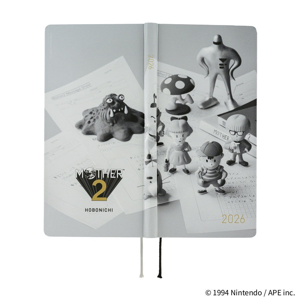 Hobonichi Techo 2026 - Weeks/Wallet Planner Book - MOTHER: The Secret of MOTHER 2 [English/Tall & Slim/Jan Start]