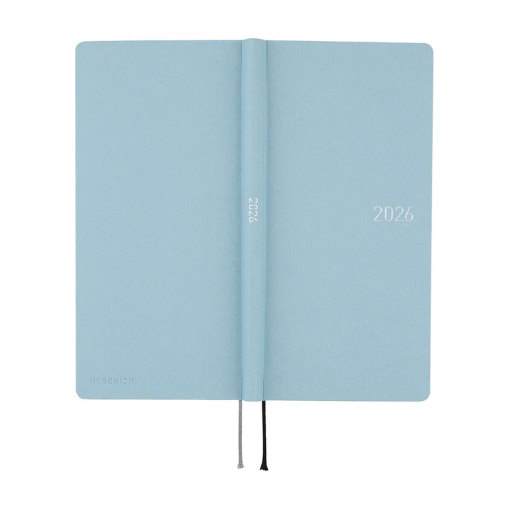 Hobonichi Techo 2026 - Weeks/Wallet Planner Book - Paper Series: Sky [English/Tall & Slim/Jan Start]