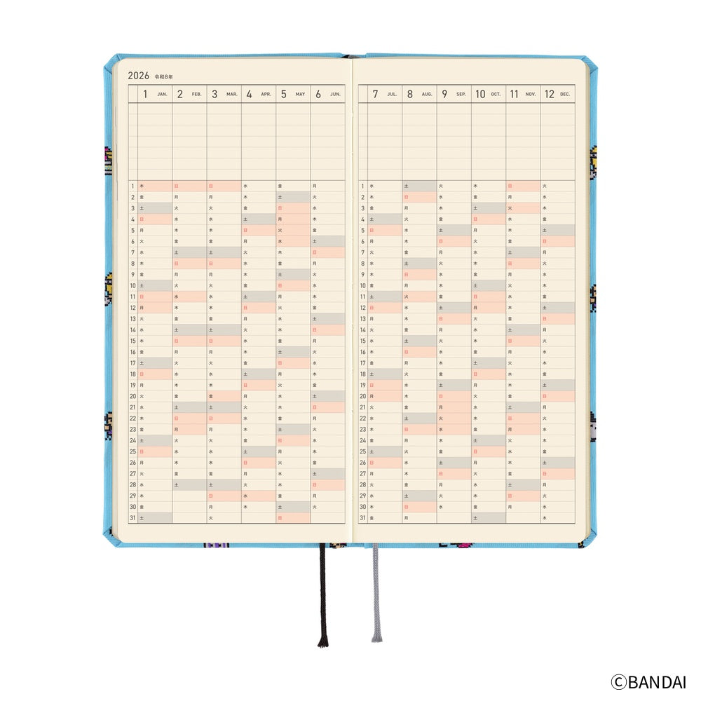 Hobonichi Techo 2026 Spring Edition - Weeks/Wallet Planner Book
 - Tamagotchi: Our Tamagotchi