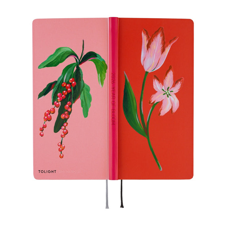 Hobonichi Techo 2026 - Weeks/Wallet Planner Book - Tolight: A Bright Year [English/Tall & Slim/Jan Start]