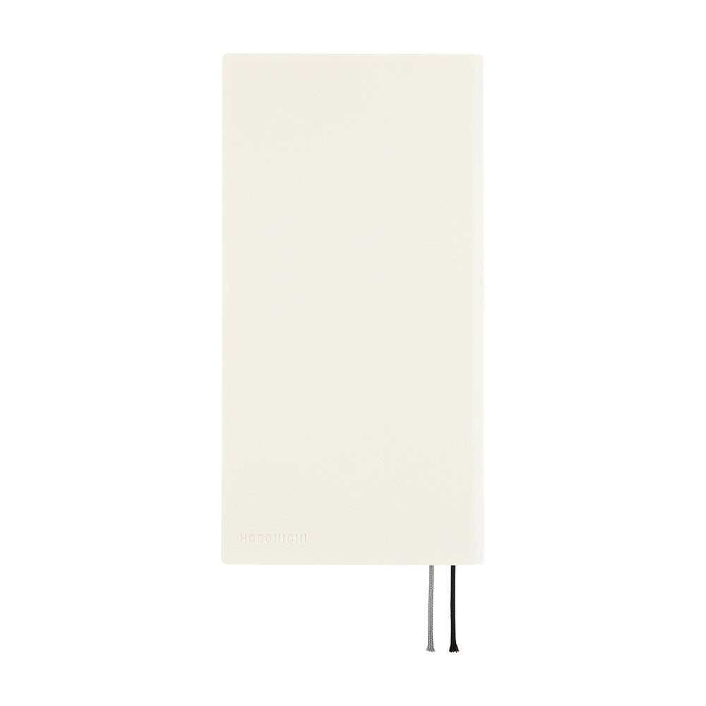 Hobonichi Techo 2026 - Weeks/Wallet Planner Book - White Line: Ivory (English/Monday Start/January Start)