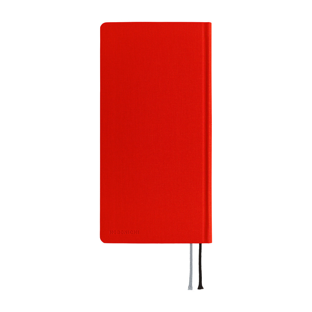 Hobonichi Techo 2027 - Weeks/Wallet Planner Book -  Poppy Red [English/Tall & Slim/Jan Start]