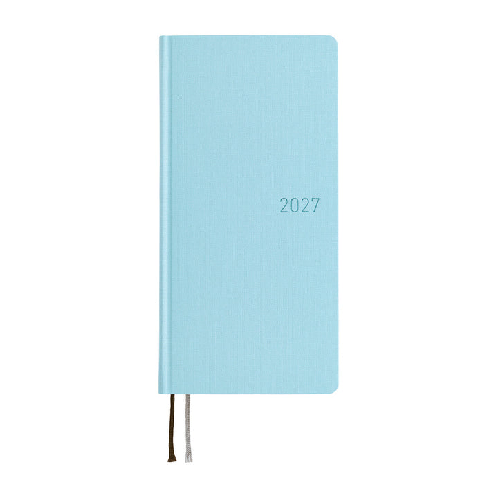 Hobonichi Techo 2027 - Weeks/Wallet Planner Book -  Sea Glass [English/Tall & Slim/Jan Start]