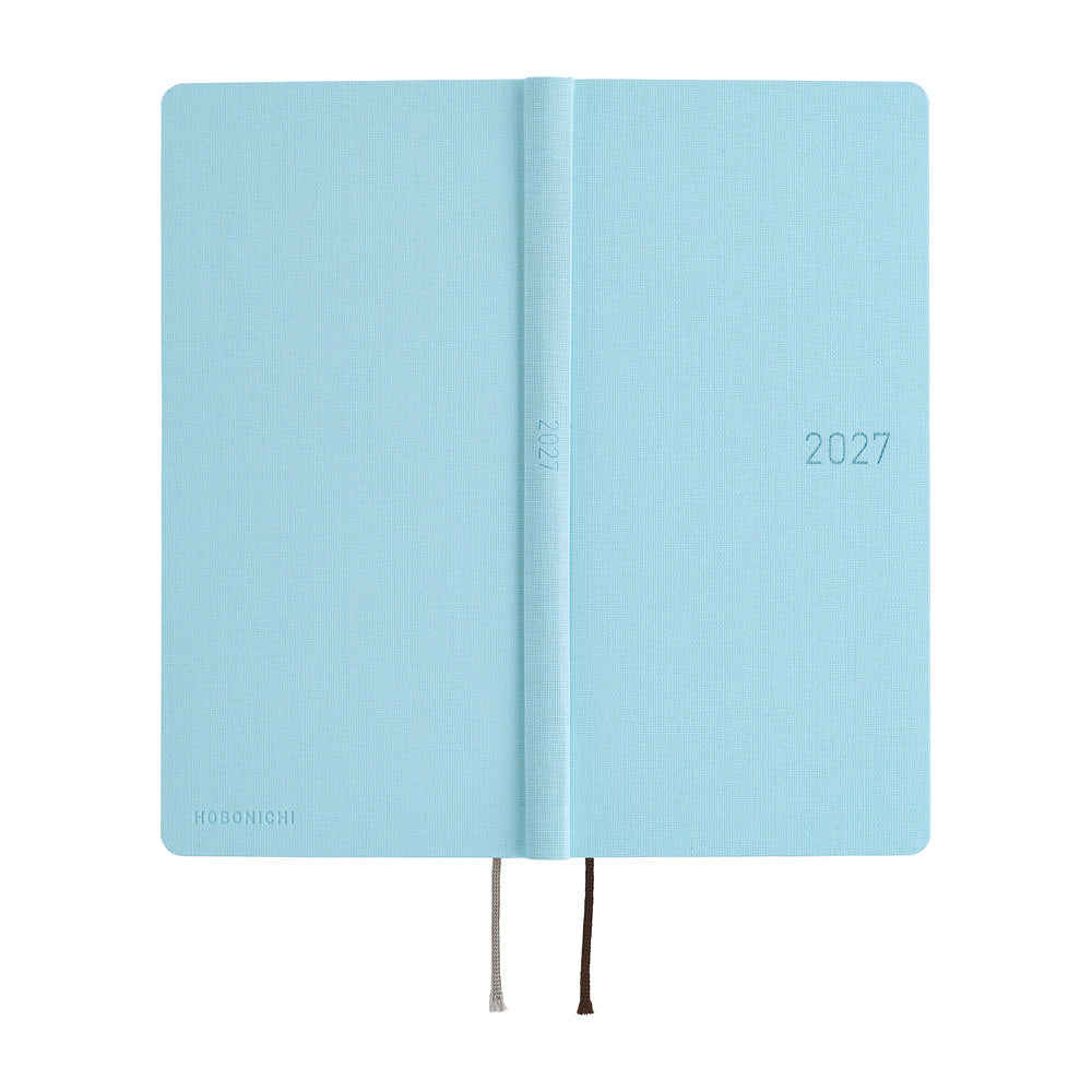 Hobonichi Techo 2027 - Weeks/Wallet Planner Book -  Sea Glass [English/Tall & Slim/Jan Start]