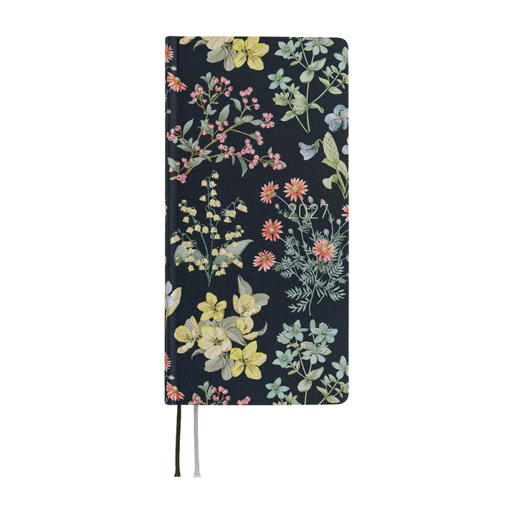 Hobonichi Techo 2027 - Weeks/Wallet Planner Book - Floral Remedy [English/Tall & Slim/Jan Start]