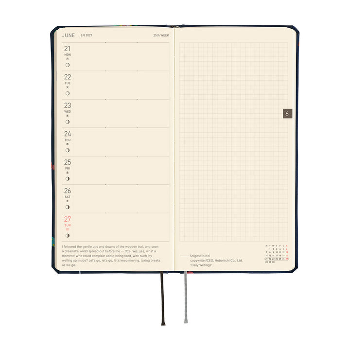 Hobonichi Techo 2027 - Weeks/Wallet Planner Book MEGA - Candy Dream [English/Tall & Slim/Jan Start]
