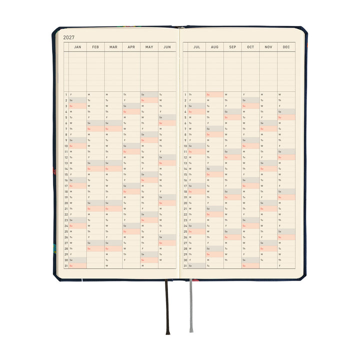 Hobonichi Techo 2027 - Weeks/Wallet Planner Book MEGA - Candy Dream [English/Tall & Slim/Jan Start]