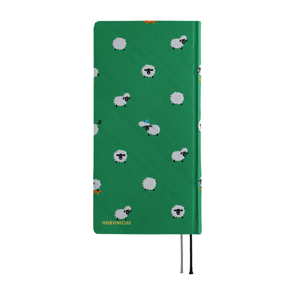 Hobonichi Techo 2027 - Weeks/Wallet Planner Book MEGA - Sheep Sheep Sheep [English/Tall & Slim/Jan Start]