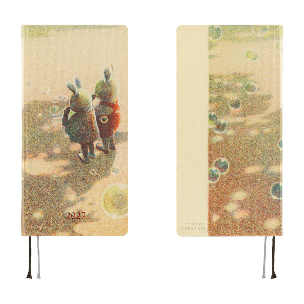 Hobonichi Techo 2027 - Weeks/Wallet Planner Book - Once, in Spring [English/Tall & Slim/Jan Start]