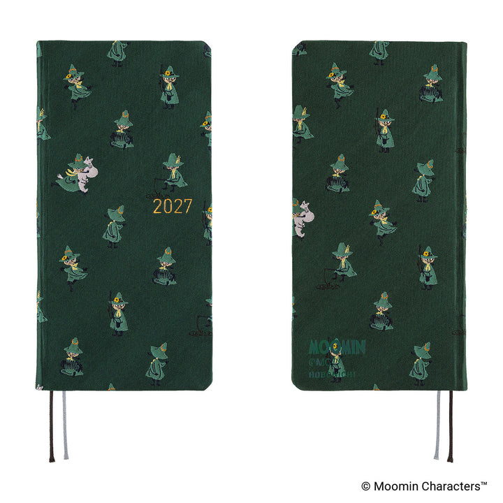 Hobonichi Techo 2027 - Weeks/Wallet Planner Book - A Day in the Life of Snufkin [English/Tall & Slim/Jan Start]