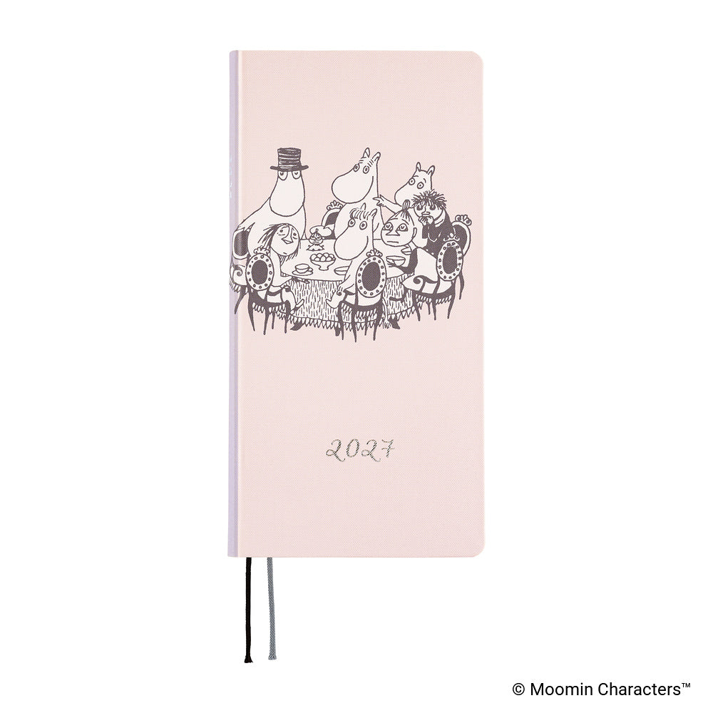 Hobonichi Techo 2027 - Weeks/Wallet Planner Book - At the Table [English/Tall & Slim/Jan Start]