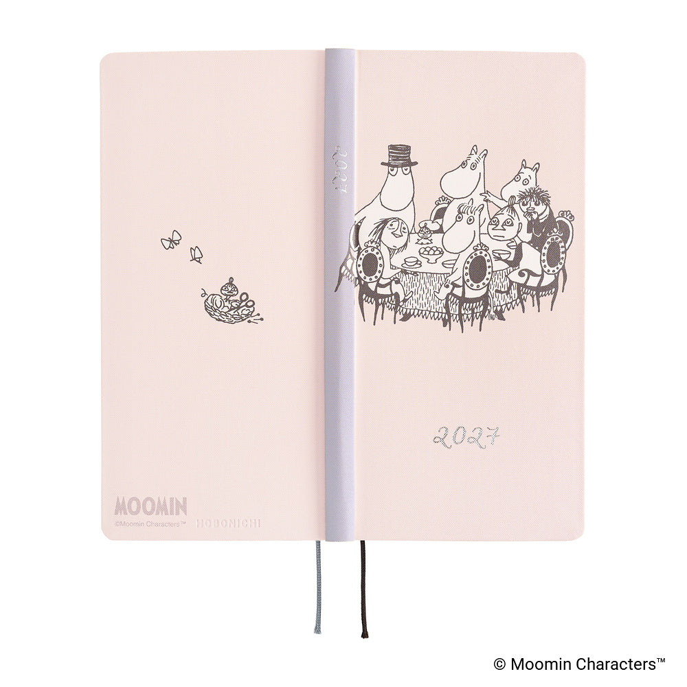 Hobonichi Techo 2027 - Weeks/Wallet Planner Book - At the Table [English/Tall & Slim/Jan Start]