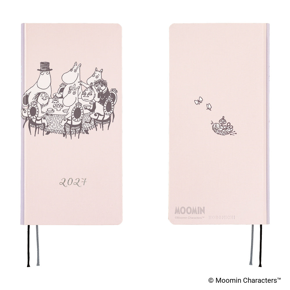 Hobonichi Techo 2027 - Weeks/Wallet Planner Book - At the Table [English/Tall & Slim/Jan Start]