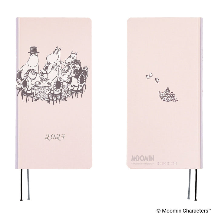Hobonichi Techo 2027 - Weeks/Wallet Planner Book - At the Table [English/Tall & Slim/Jan Start]