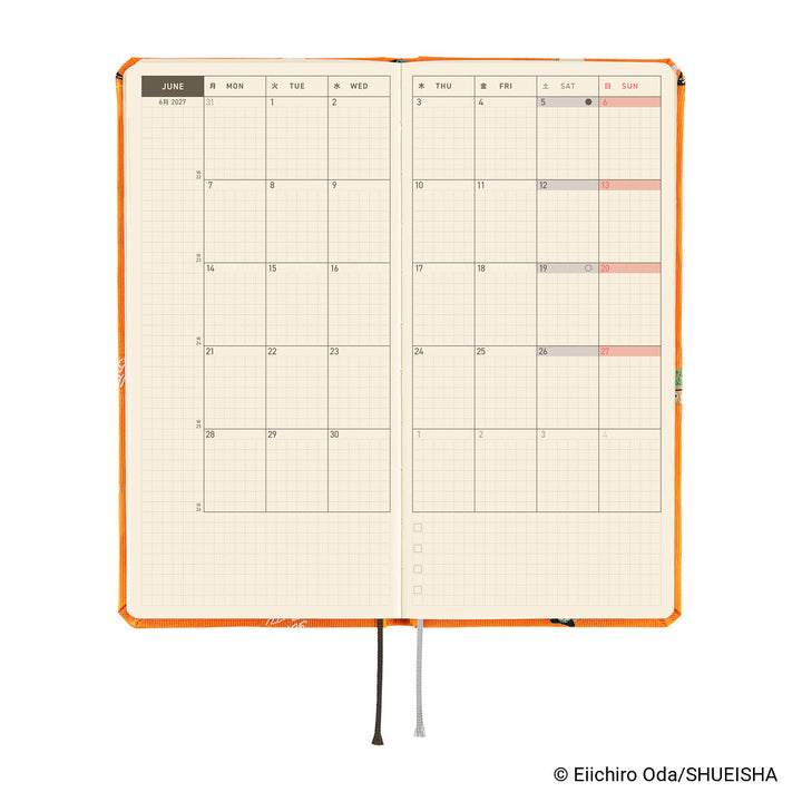 Hobonichi Techo - 2027 English Weeks Planner - ONE PIECE: Very Very Merry! [Mon & Jan Start]