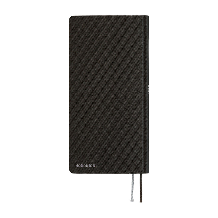 Hobonichi Techo 2027 - Weeks/Wallet Planner Book - Black Argyle [English/Tall & Slim/Jan Start]