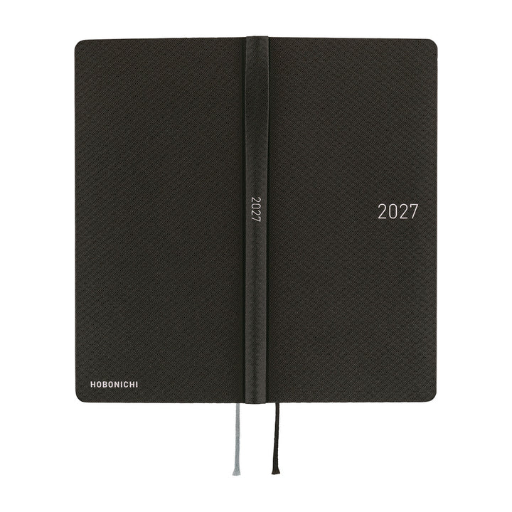 Hobonichi Techo 2027 - Weeks/Wallet Planner Book - Black Argyle [English/Tall & Slim/Jan Start]