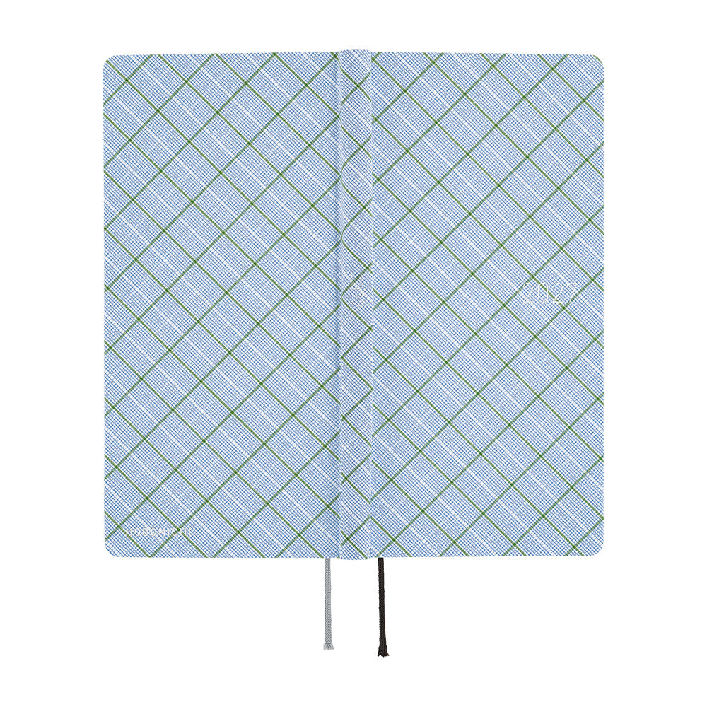 Hobonichi Techo 2027 - Weeks/Wallet Planner Book - Graph Plaid [English/Tall & Slim/Jan Start]
