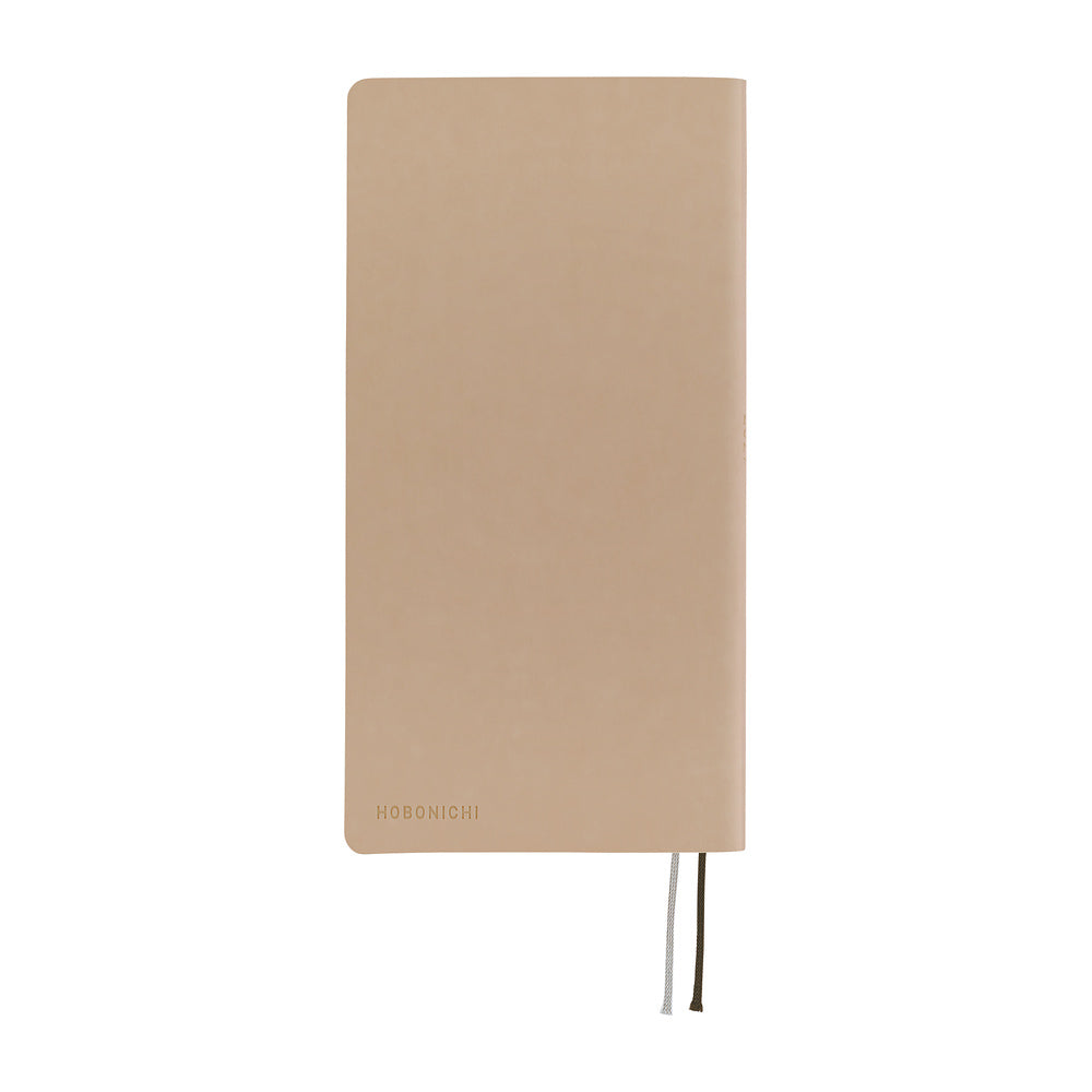 Hobonichi Techo 2027 - Weeks/Wallet Planner Book - Cafe au Lait [English/Tall & Slim/Jan Start]