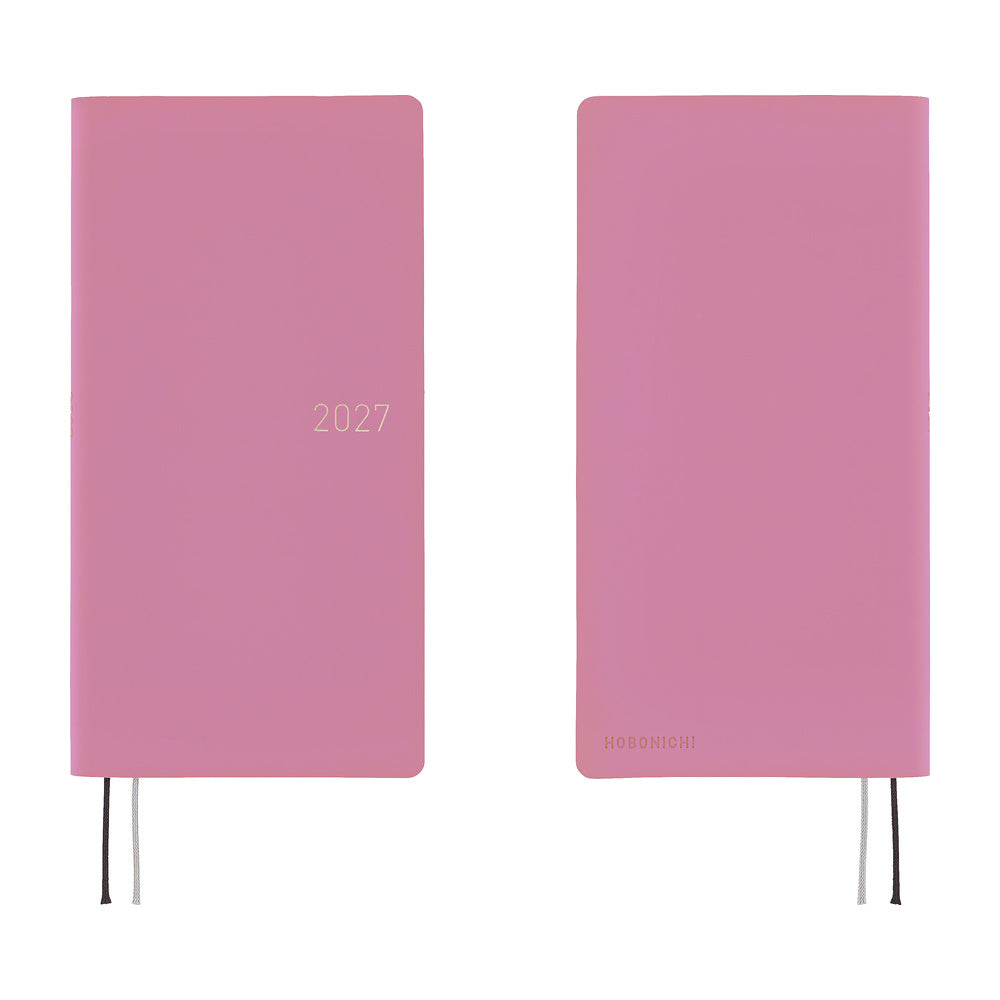 Hobonichi Techo 2027 - Weeks/Wallet Planner Book - Lavender Milk [English/Tall & Slim/Jan Start]
