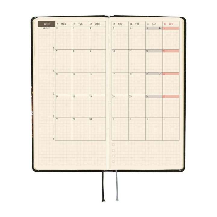 Hobonichi Techo 2027 - Weeks/Wallet Planner Book - Starlight [English/Tall & Slim/Jan Start]