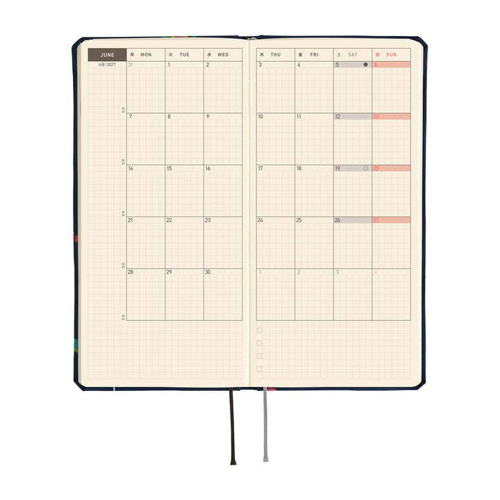 Hobonichi Techo 2027 - Weeks/Wallet Planner Book - Candy Dream [English/Tall & Slim/Jan Start]