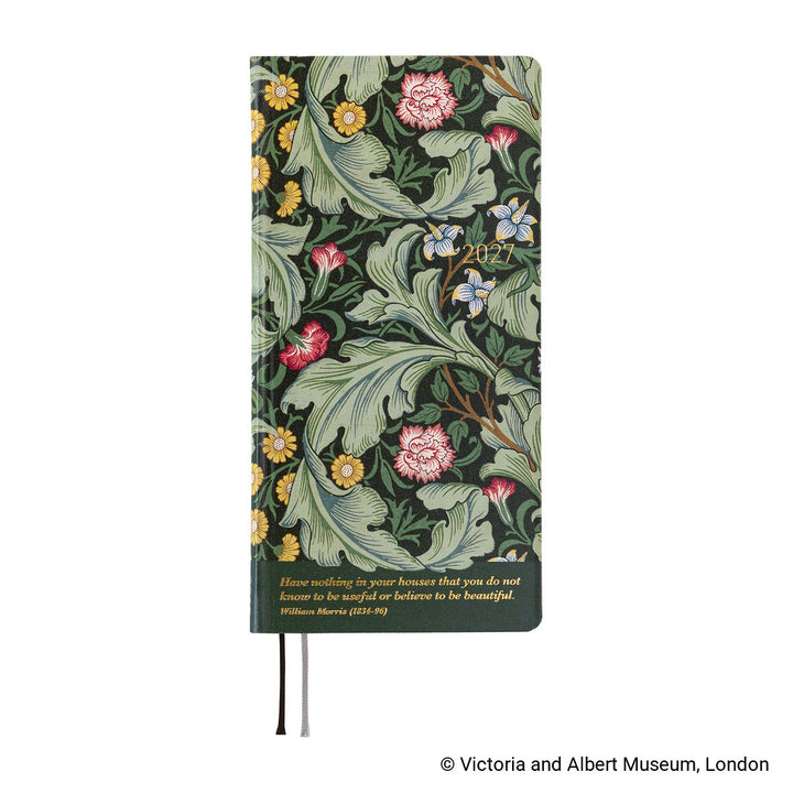 Hobonichi Techo 2027 - Weeks/Wallet Planner Book - Leicester [English/Tall & Slim/Jan Start]