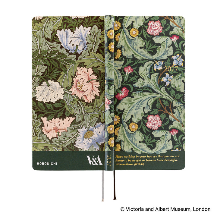 Hobonichi Techo 2027 - Weeks/Wallet Planner Book - Leicester [English/Tall & Slim/Jan Start]