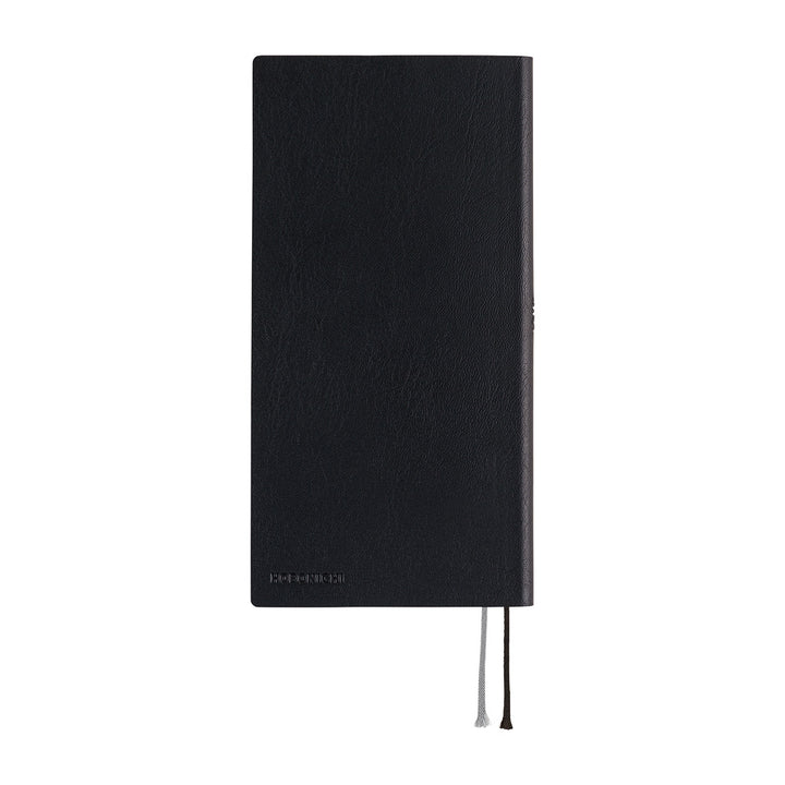 Hobonichi Techo 2027 - Weeks/Wallet Planner Book -  White Line Black [English/Tall & Slim/Jan Start]