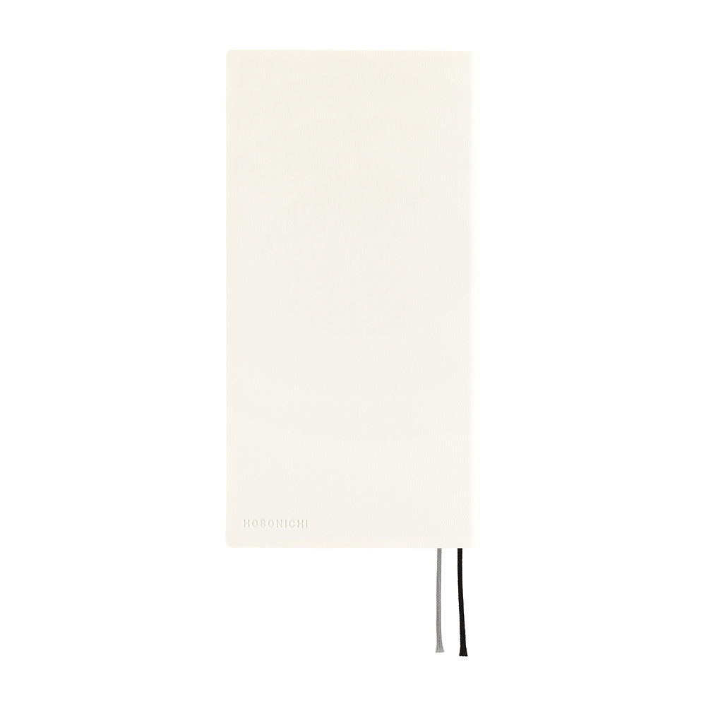 Hobonichi Techo 2027 - Weeks/Wallet Planner Book -  White Line Ivory [English/Tall & Slim/Jan Start]